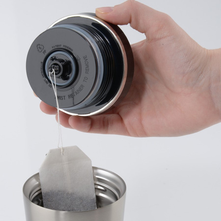 Термокружка Thermos NS-105 BK 0,47L (Gloss Steel, +9h/-20h)